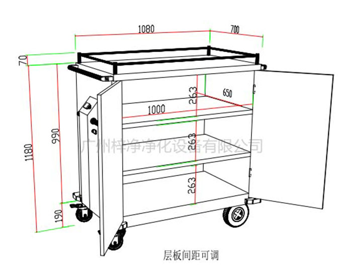 電動密封下送車標準方案設計示意圖內(nèi)部結(jié)構